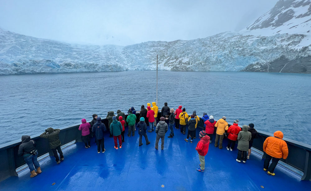 Bug der Ocean Nova von Antarctica21 in der Antarktis