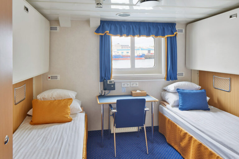 Twin Cabin Einzelbetten der Ocean Nova von Antarctica21