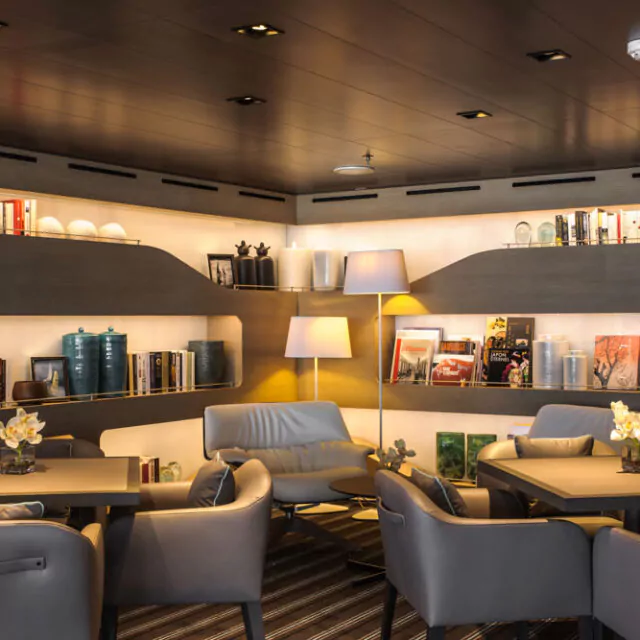 Le Soléal Bibliothek ©PONANT/Francois Lefebvre