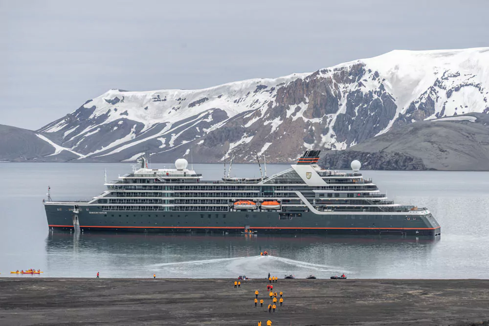 Seabourn Venture in Deception Island