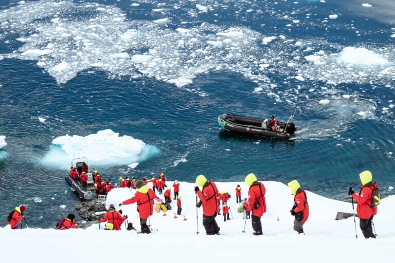 Landgang in der Antarktis mit MS Maud von Hurtigruten