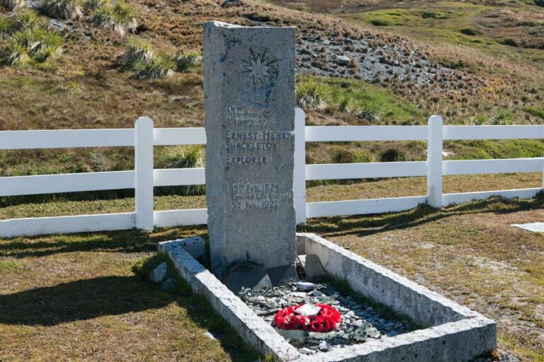 Shackleton Grab in Südgeorgien Antarktis