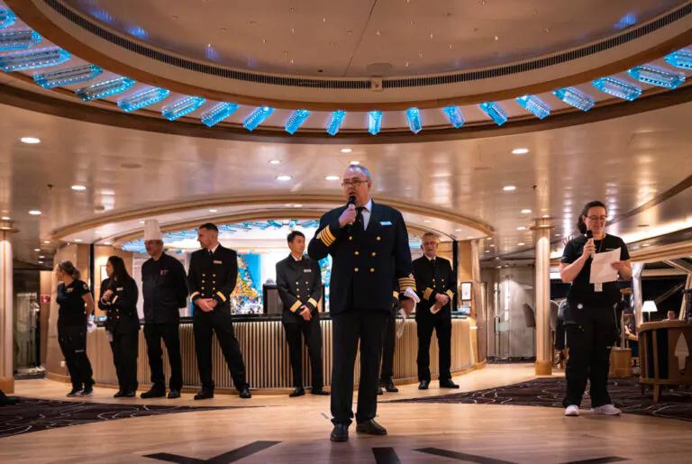 Welcome Onboard MS Fram von Hurtigruten