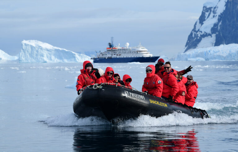 Zodiacs der MV Sea Spirit von Poseidon Expeditions