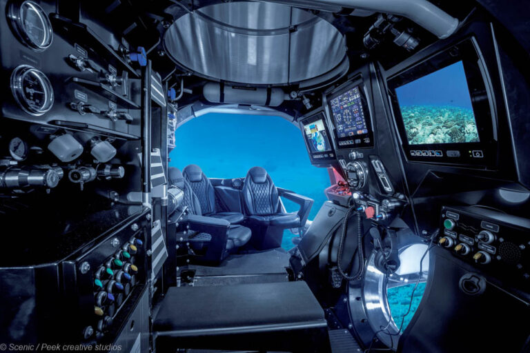 Das Innere des U-Boots Scenic Neptune.