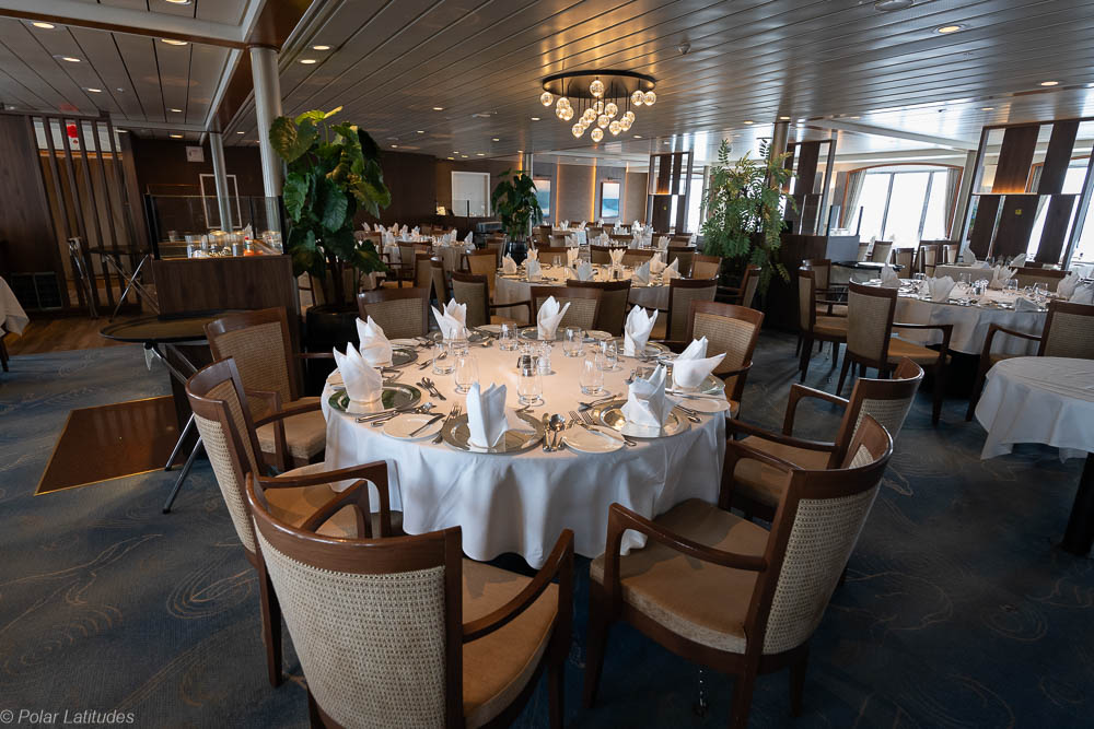 Dining Room der Seaventure von Polar Latitudes Dining Room der Seaventure von Polar Latitudes
