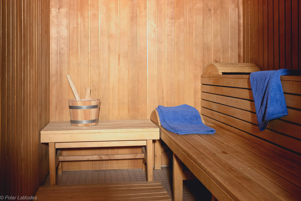 Sauna der Seaventure von Polar Latitudes Sauna der Seaventure von Polar Latitudes