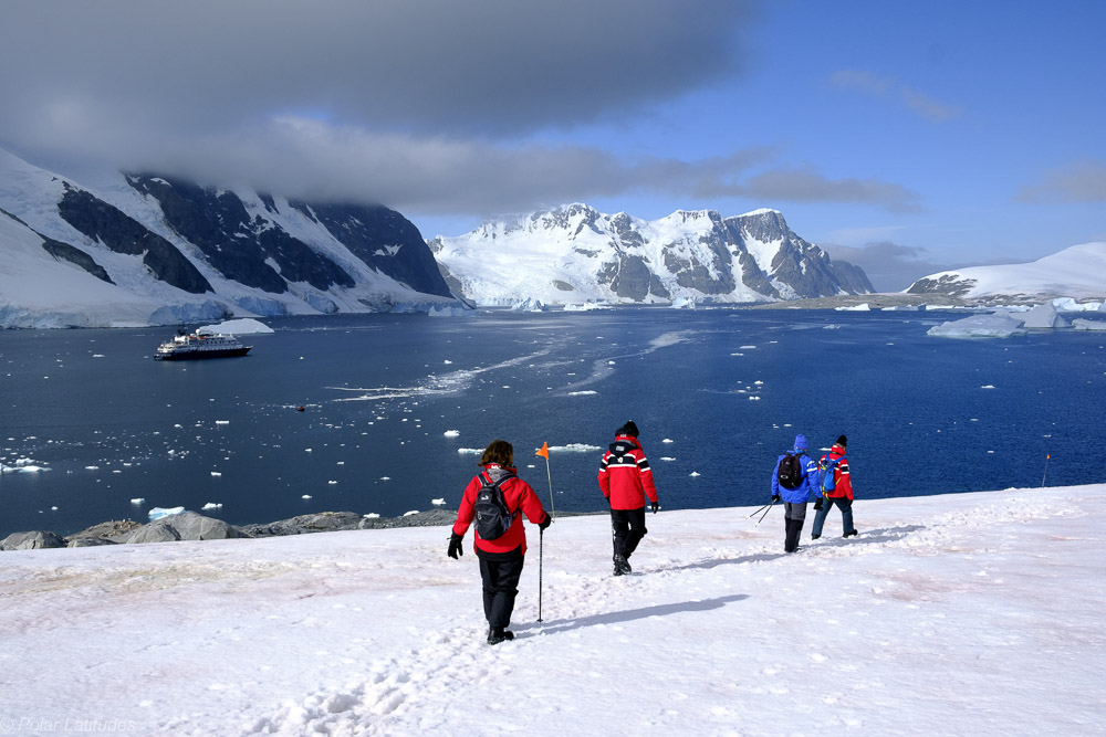 Wandern in der Antarktis mit einer Reise von Polar Latitudes Wandern in der Antarktis mit einer Reise von Polar Latitudes