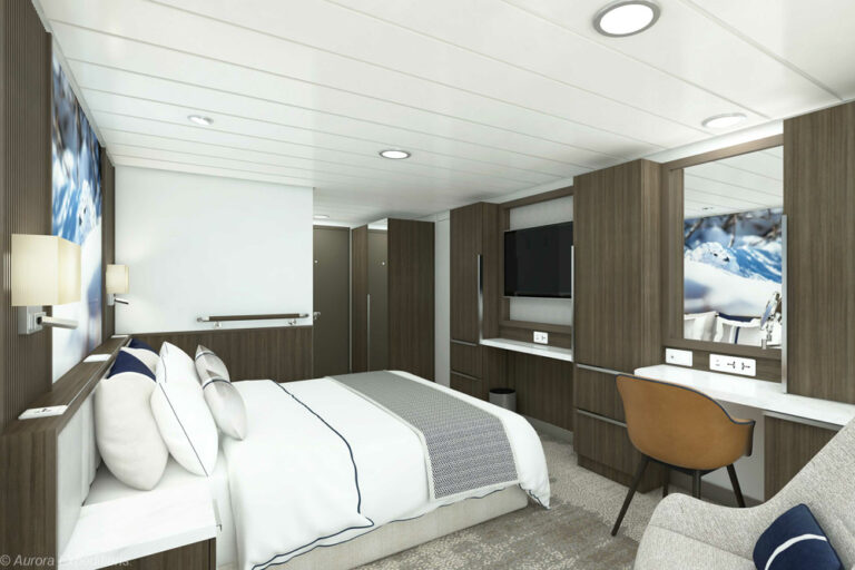 Balkon Kabine Kategorie C Render der Douglas Mawson