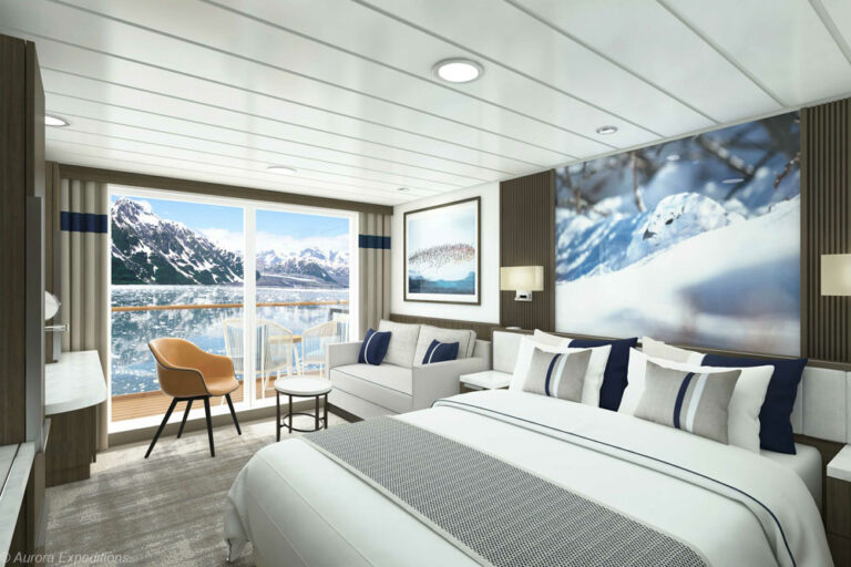 Balkon Kabine Render der Douglas Mawson