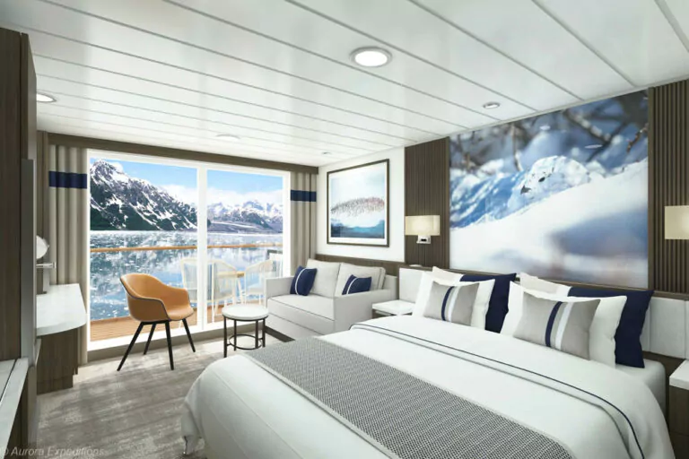 Balkon Kabine Render der Douglas Mawson