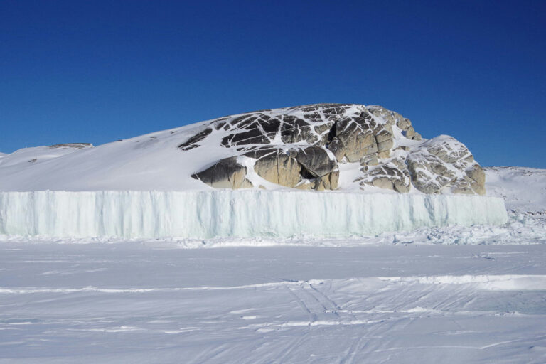Eis und Schnee in der Kanadischen Arktis US