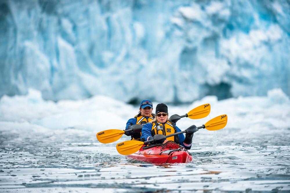 Kajakfahren in Spitzbergen Svalbard Poseidon Expeditions Anthony Smith Kajakfahren in Spitzbergen Svalbard Poseidon Expeditions Anthony Smith