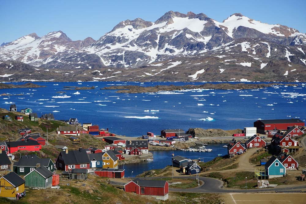 Tasiilaq in Grönland in der Arktis Tasiilaq in Grönland in der Arktis