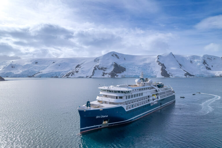 Zodiacs der SH Diana von Swan Hellenic