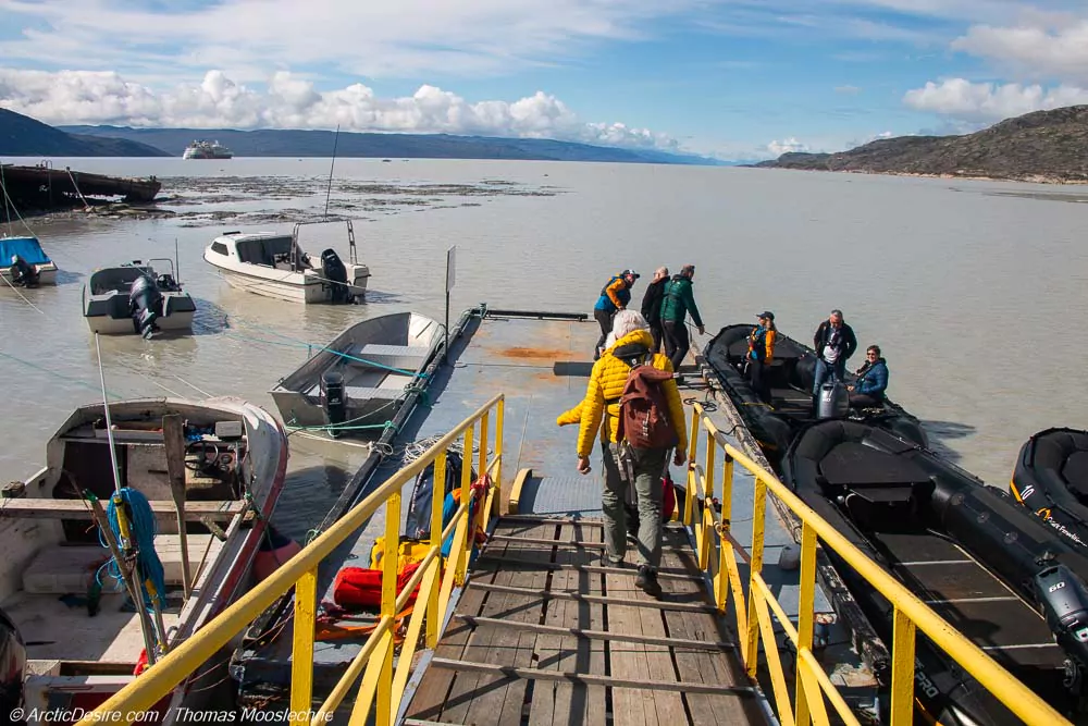 Hafen in Kangerlussuaq in Grönland ArcticDesire.com Thomas Mooslechner