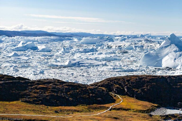 Ilulissat Icefjord in Grönland in der Arktis