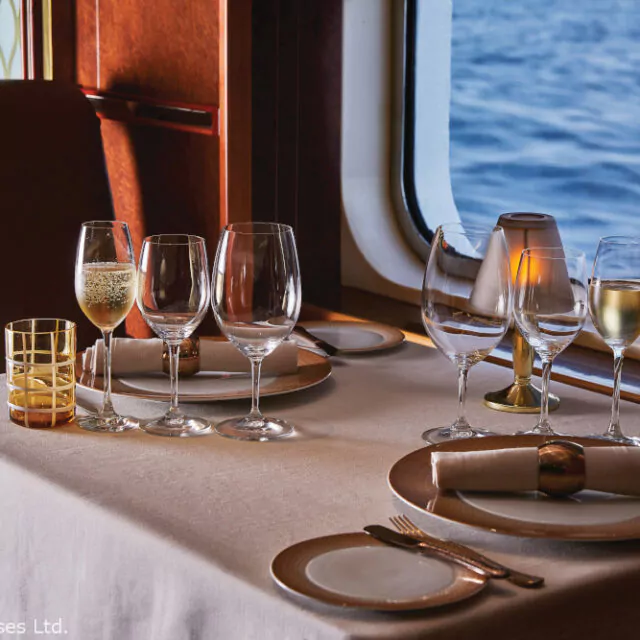 Silversea Cruises Ltd-Silver-Wind-Esstisch