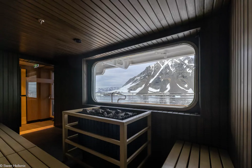 Sauna der SH Minerva von Swan Hellenic Sauna der SH Minerva von Swan Hellenic